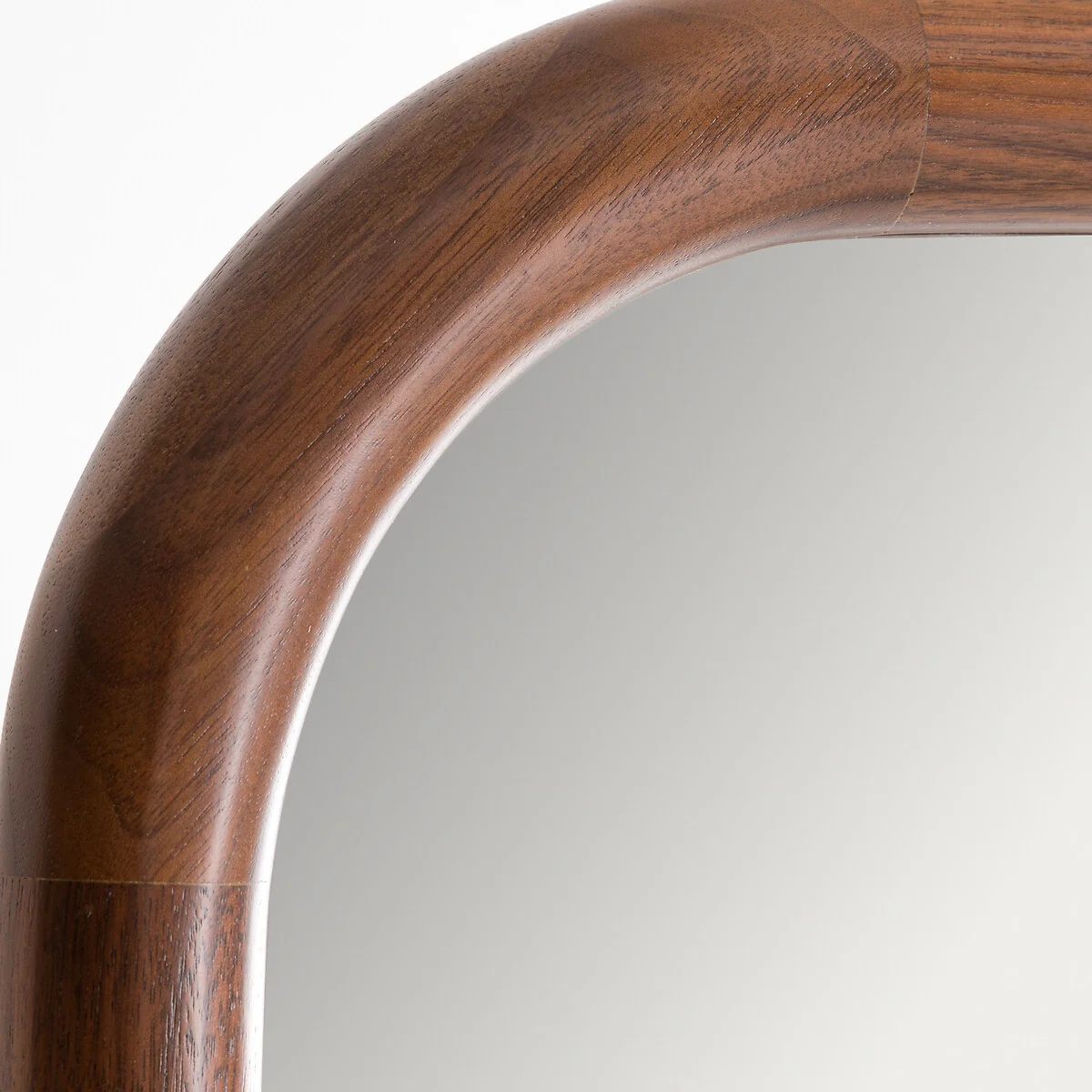 Ercus Walnut Mirror with Shelf On Stand, Height 179.4cm – image 8
