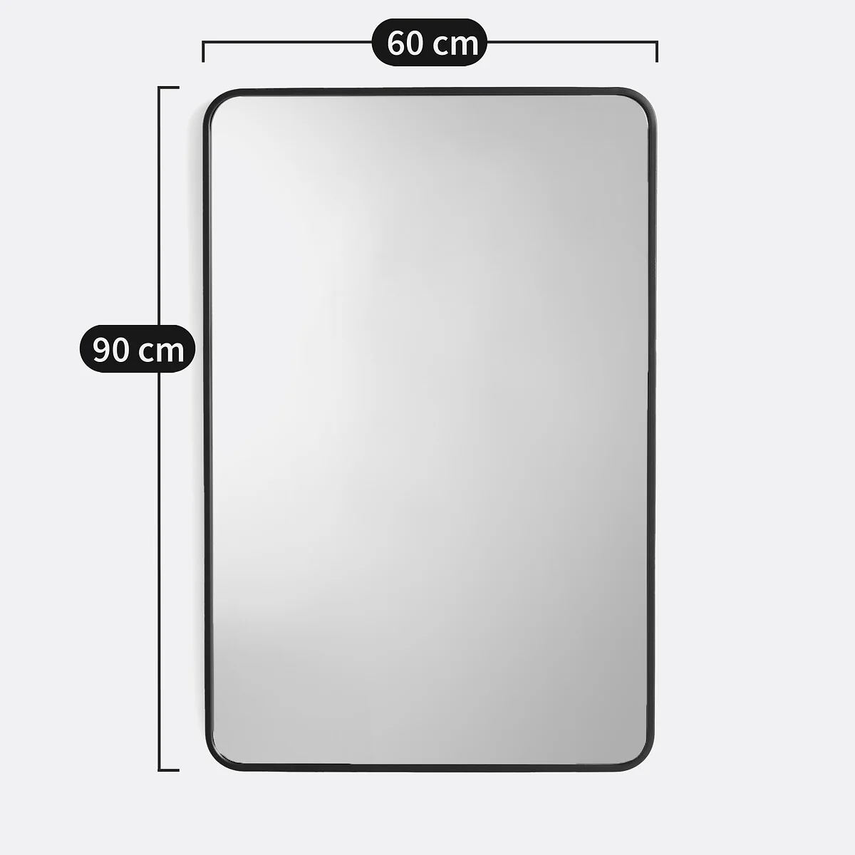 Iodus 60 x 90cm Rectangular Mirror – image 4