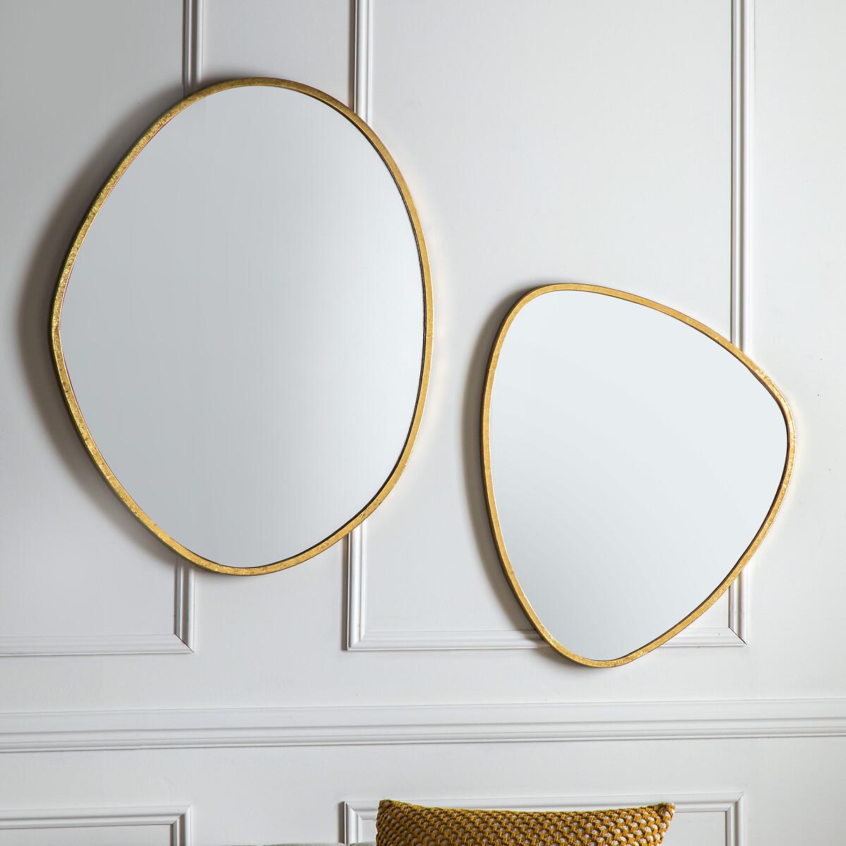 70cm Gold Organic Mirror – image 2