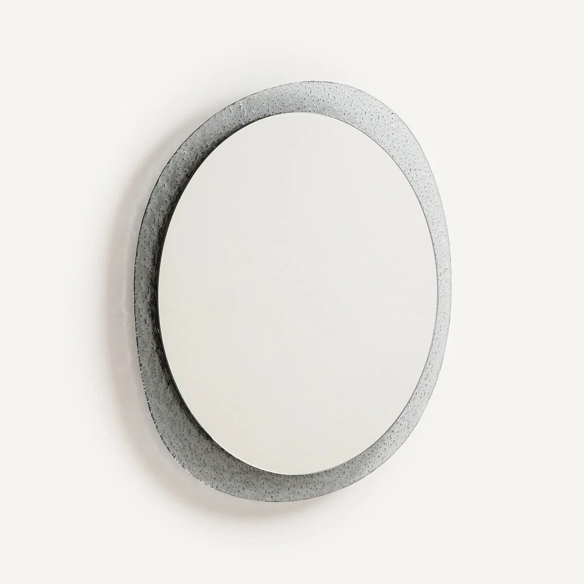 Ondyne Round Mirror with Tinted Glass Surround, Diameter 69.2cm – image 3