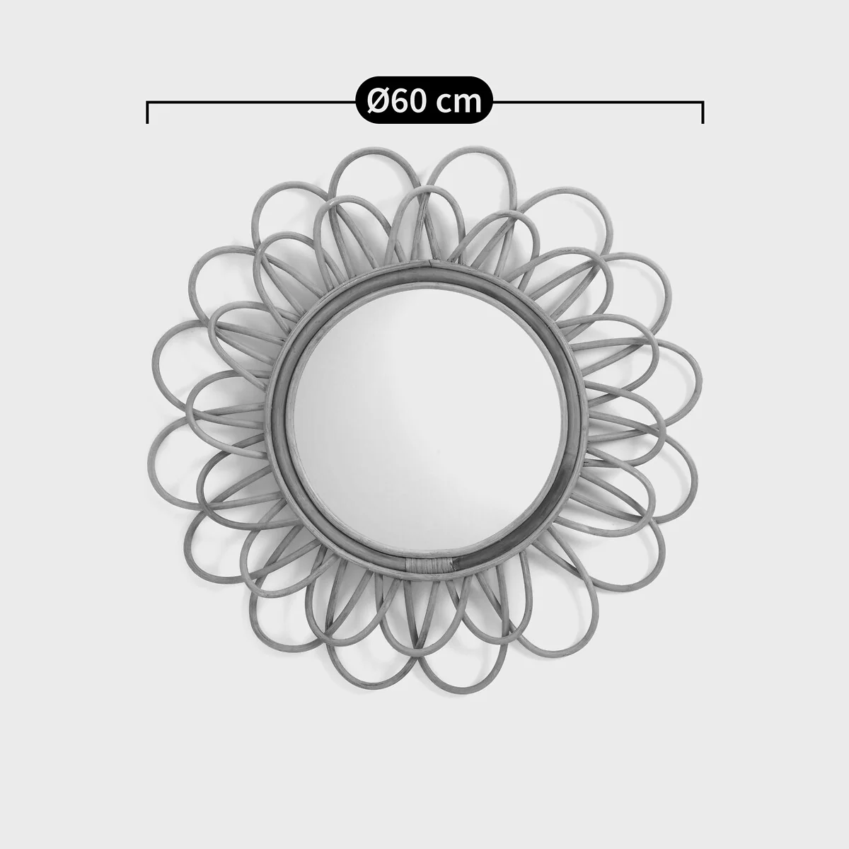 Nogu Double Flower Cane Mirror – image 3