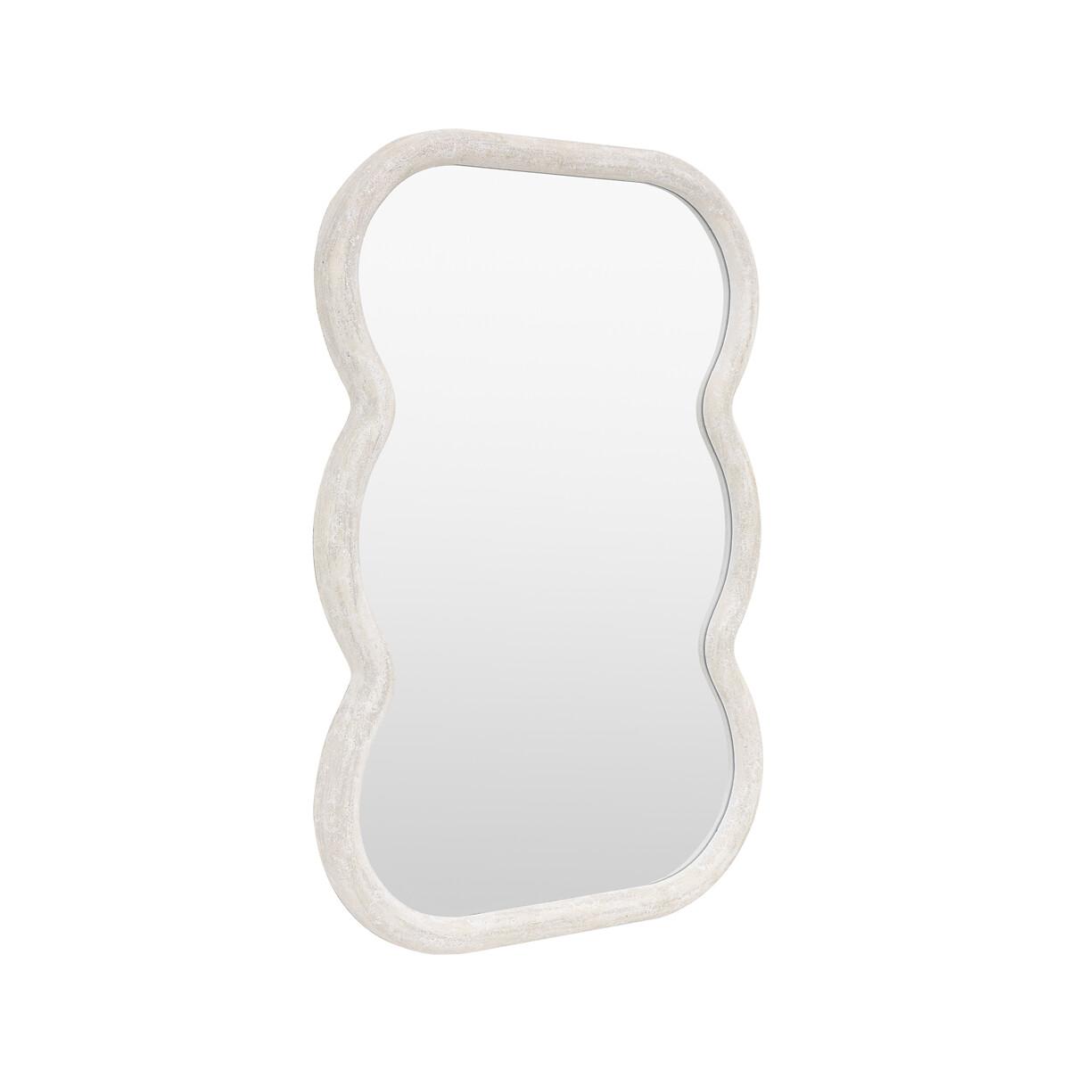 90cm Hockley Curved White Rectangle Mirror – image 3