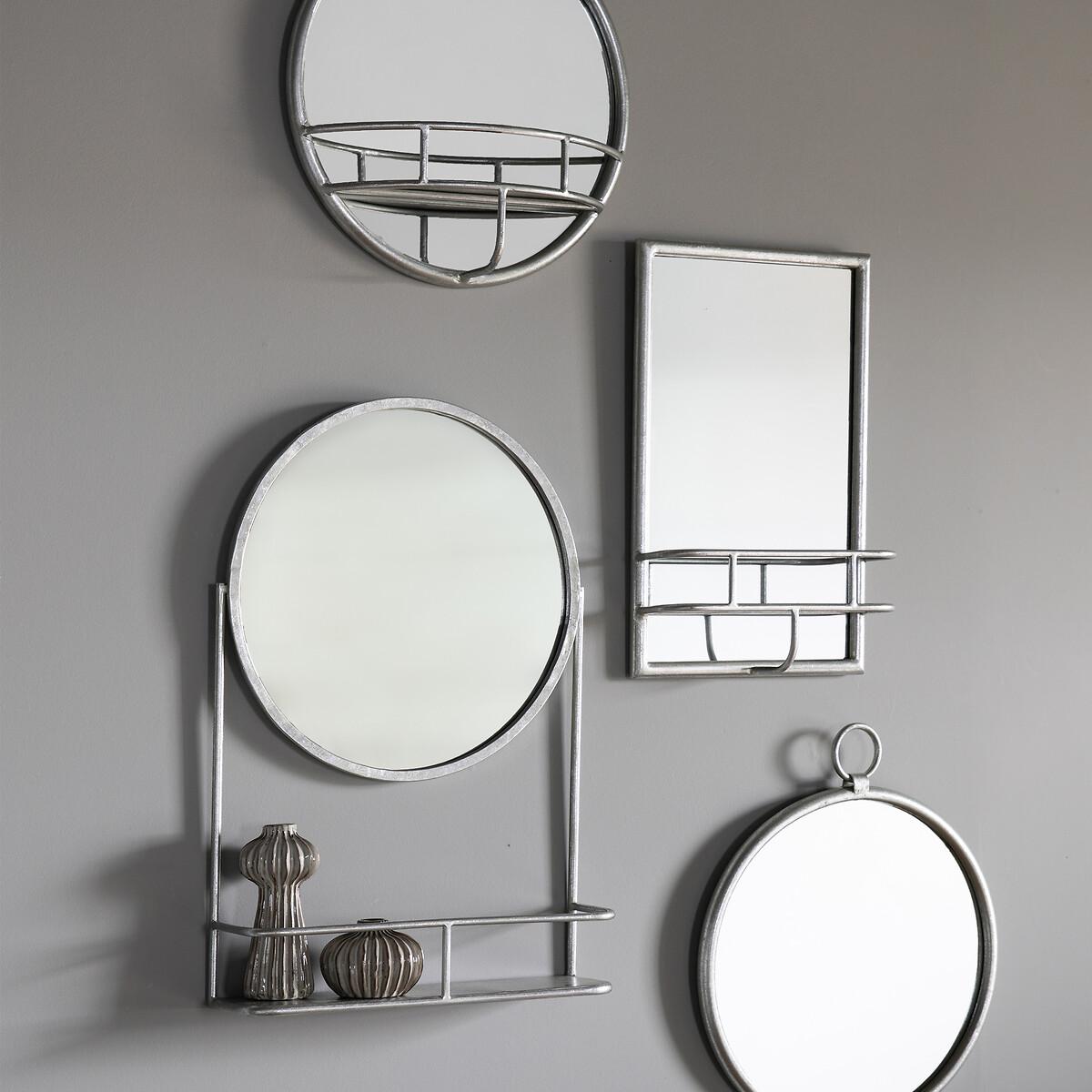 48cm Silver Rectangle Mirror – image 2