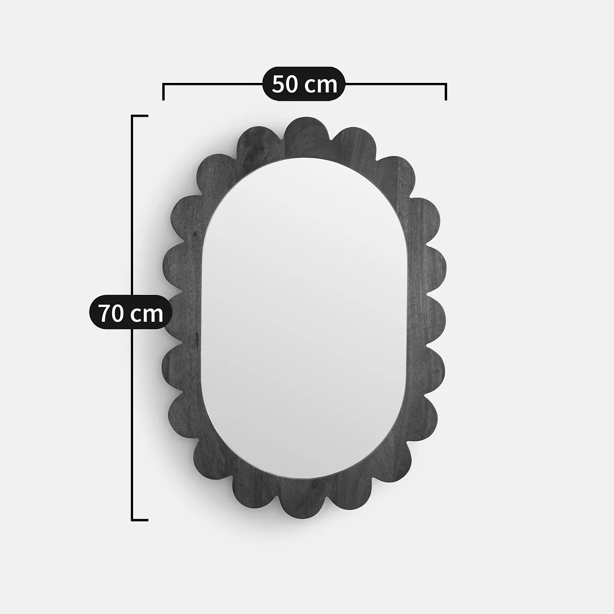 Fleora Mango Wood Mirror – image 5