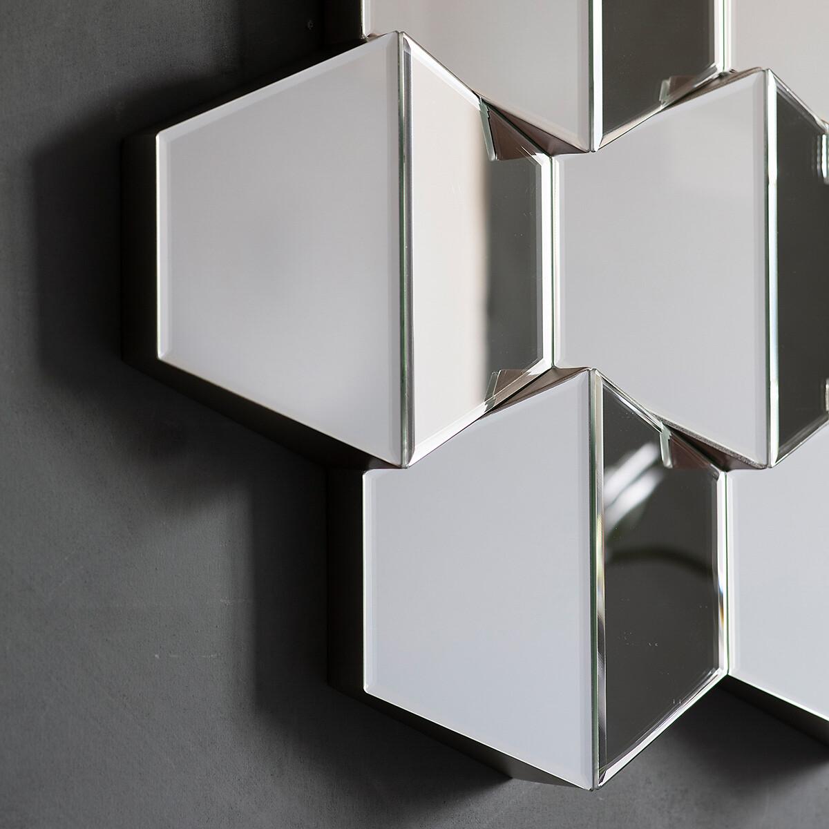110x50cm Silver Decorative Mirror – image 3