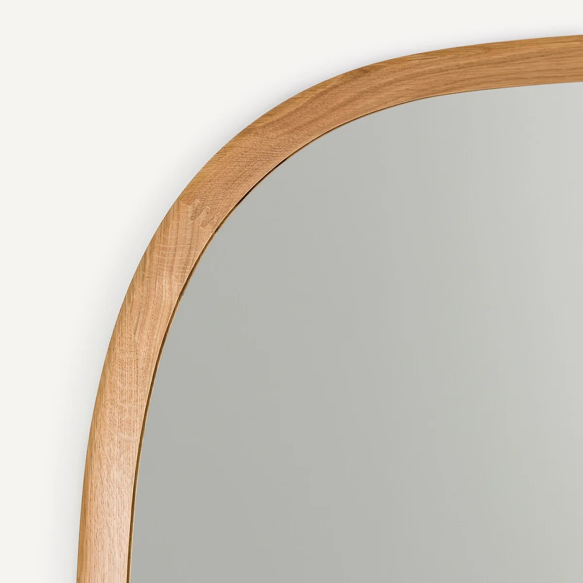 Orion Mirror in Organic Solid Oak and MDF H80cm – image 3