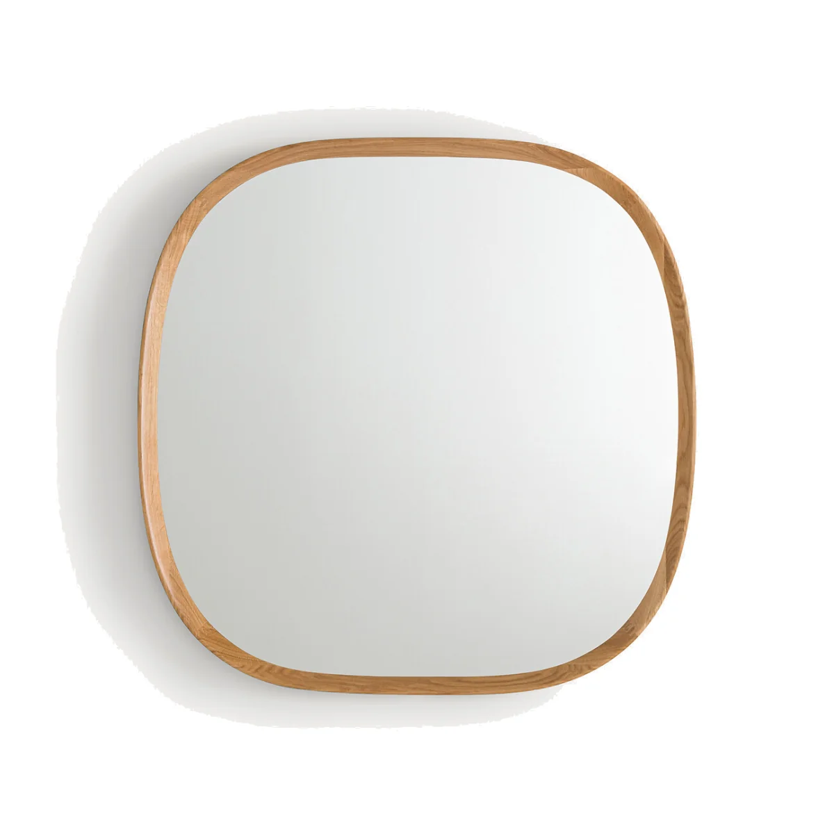 Orion Mirror in Organic Solid Oak and MDF H80cm – image 1