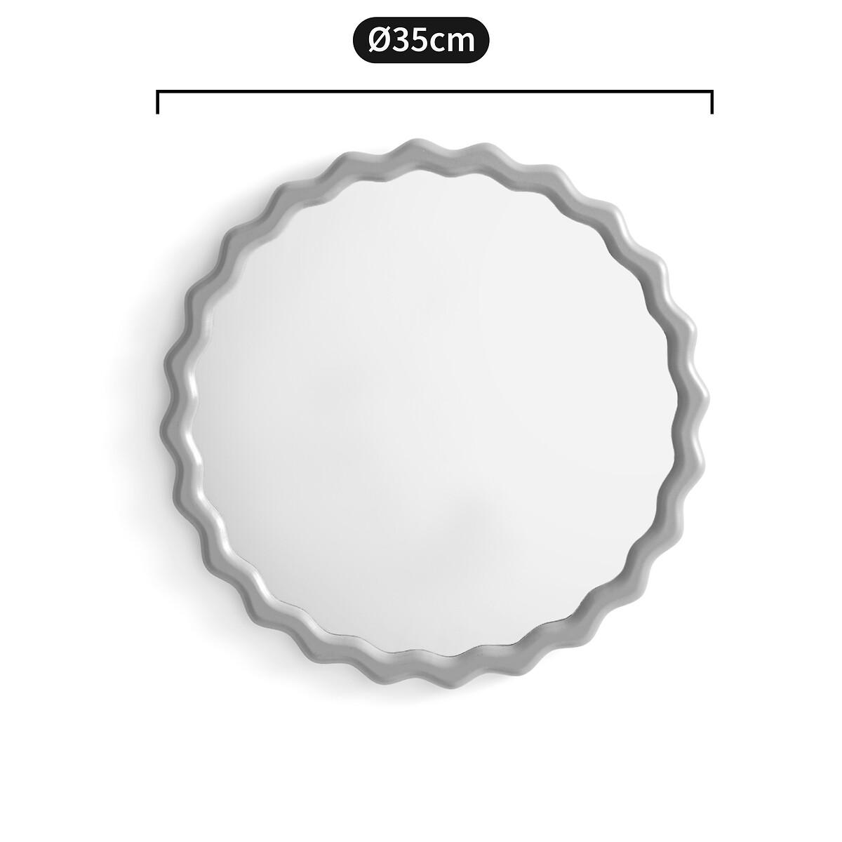 35cm Diameter Wavy Mirror – image 4