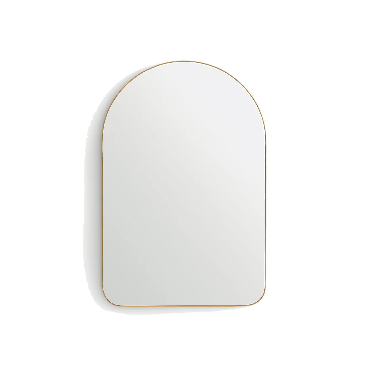 Uyova 60 X 90cm Brass Arch Mirror – image 1