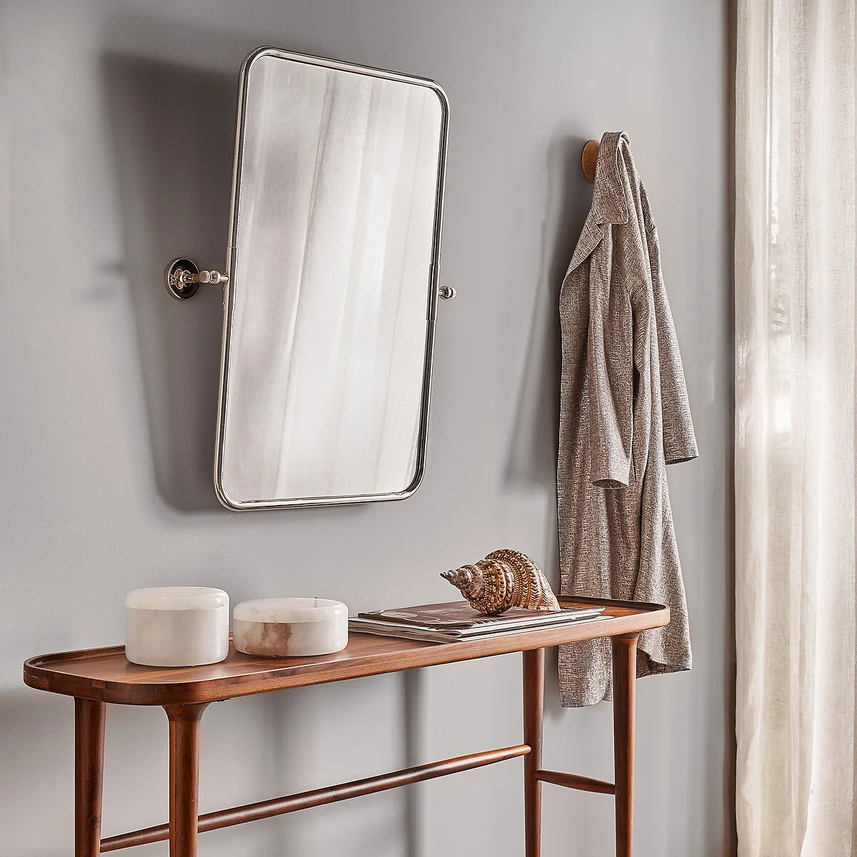 Cassandre 75.5cm Tilting Chrome Mirror – image 2