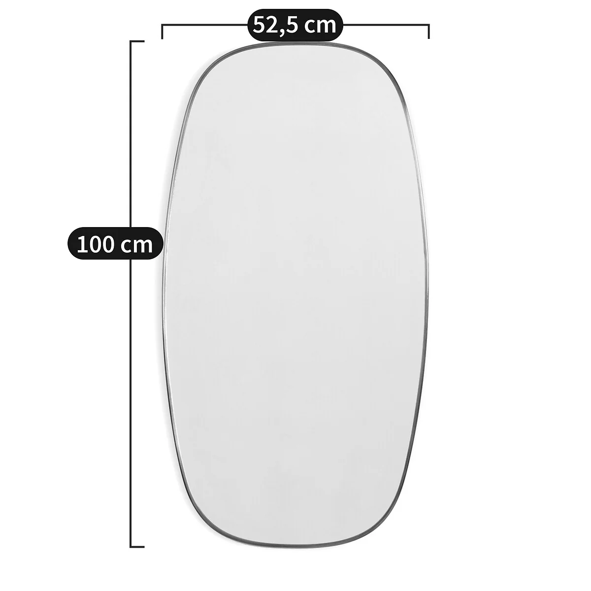 Caligone 100cm Aged Brass Mirror – image 5