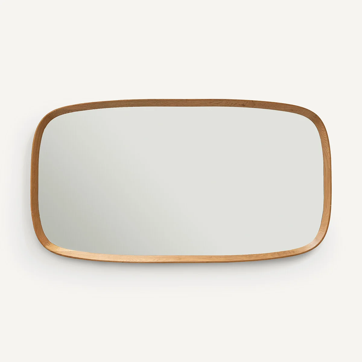 Orion 110cm High Solid Oak Rectangular Mirror – image 2