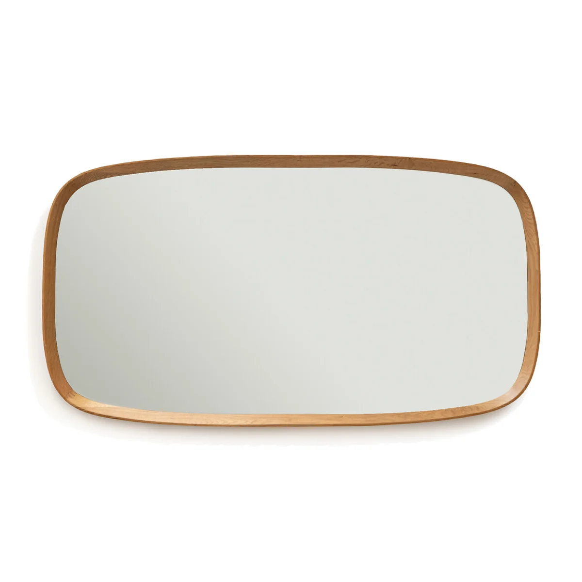 Orion 110cm High Solid Oak Rectangular Mirror – image 1