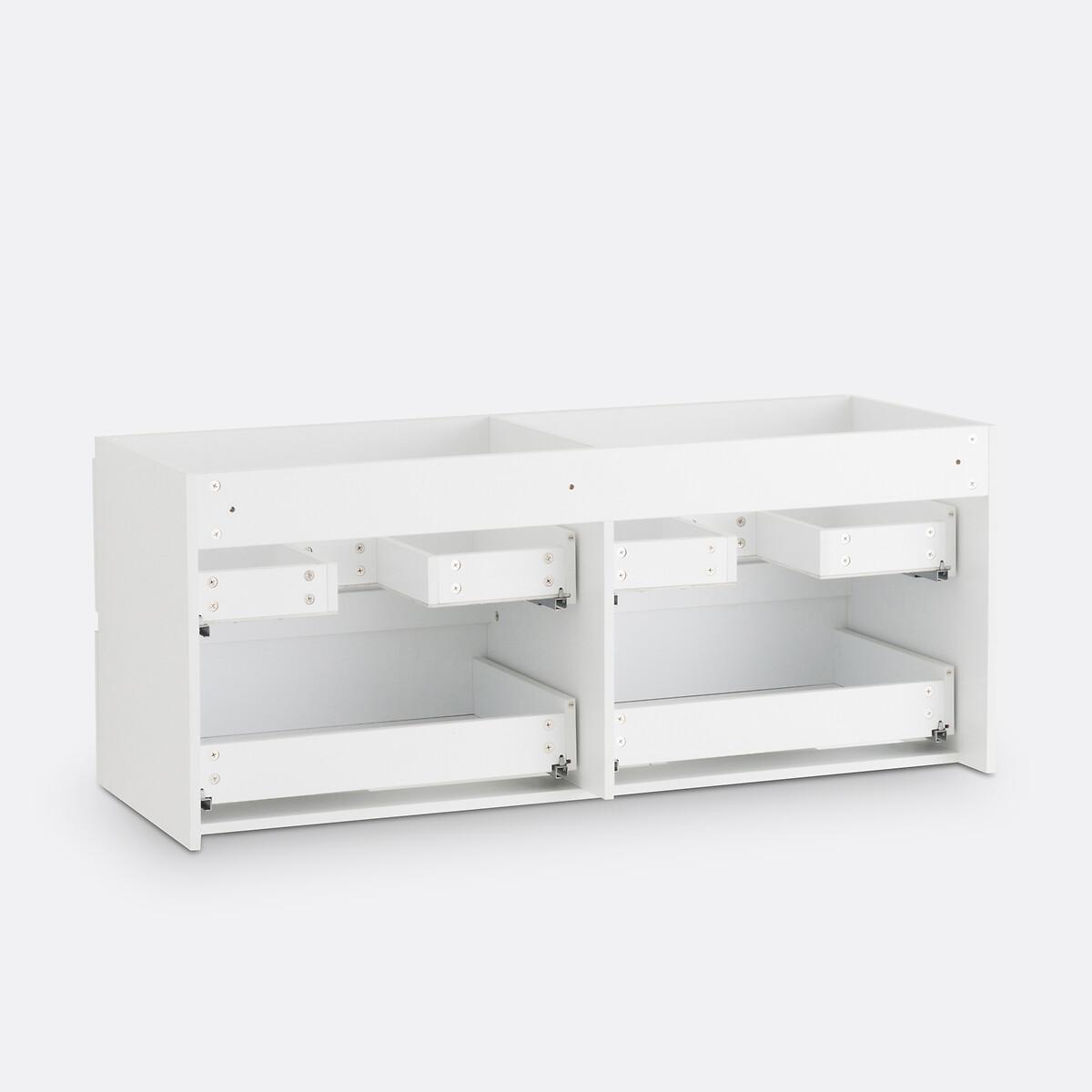 L120cm Wall-Mounted Vanity Unit & Mirror – image 4