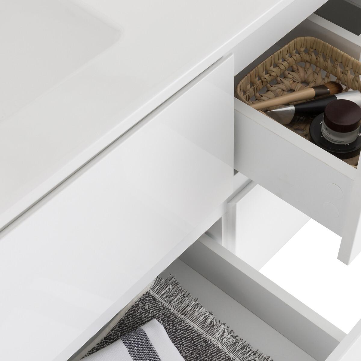 L120cm Wall-Mounted Vanity Unit & Mirror – image 5