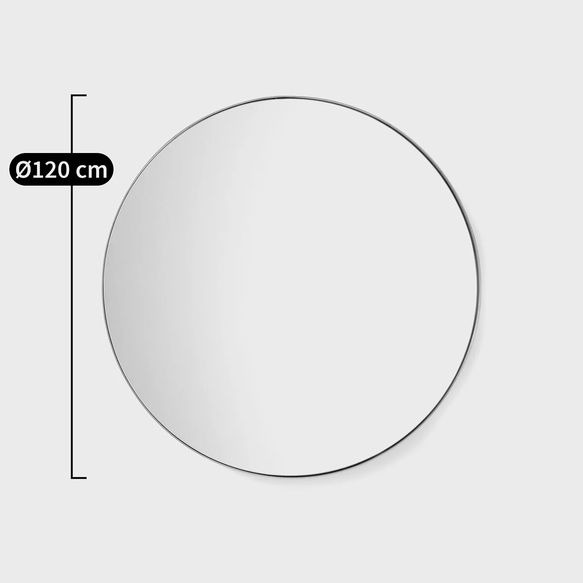 Iodus 120cm Diameter Round Metal Mirror – image 4