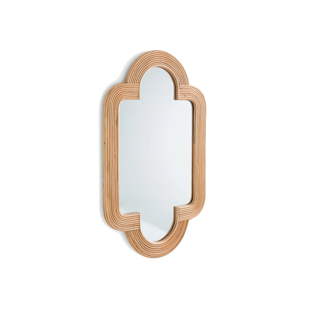 Rivia 120 X 73cm Rattan Mirror