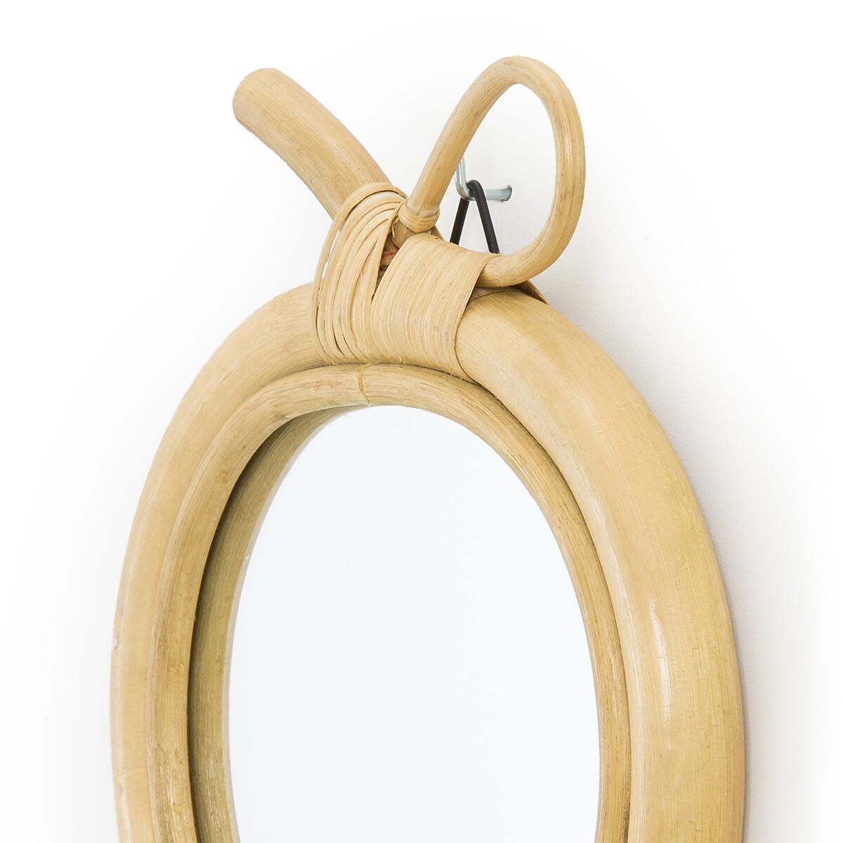 Nogu 33 x 30cm Rattan Apple Mirror – image 3