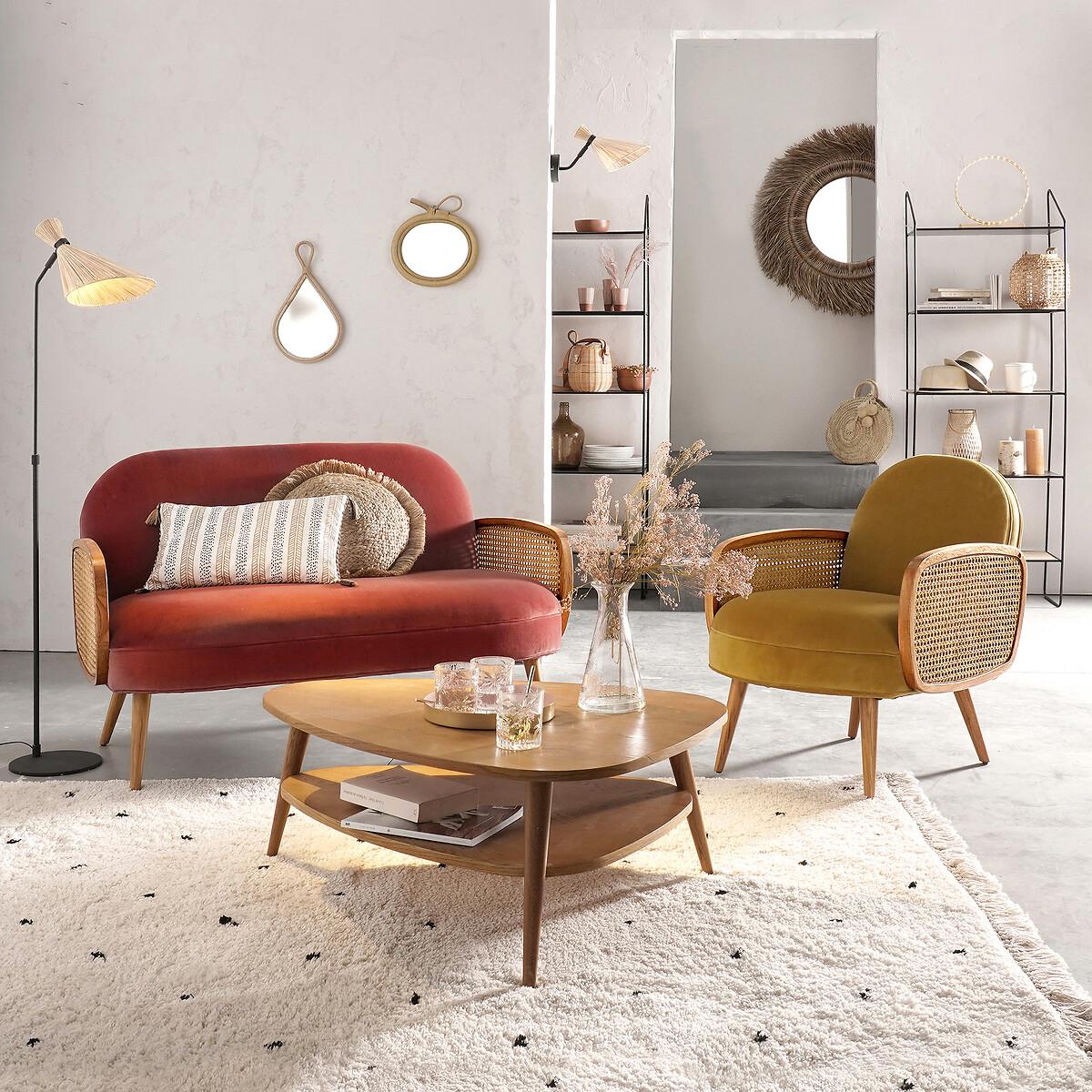 Nogu 33 x 30cm Rattan Apple Mirror – image 4