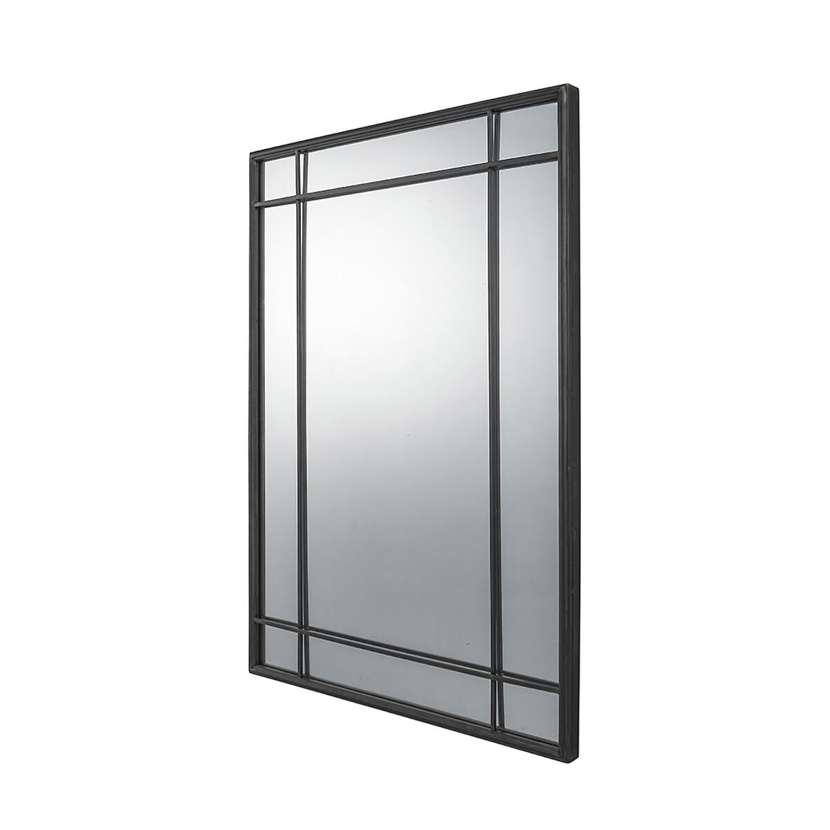 110cm Antique Bronze Metal Rectangular Wall Mirror – image 2