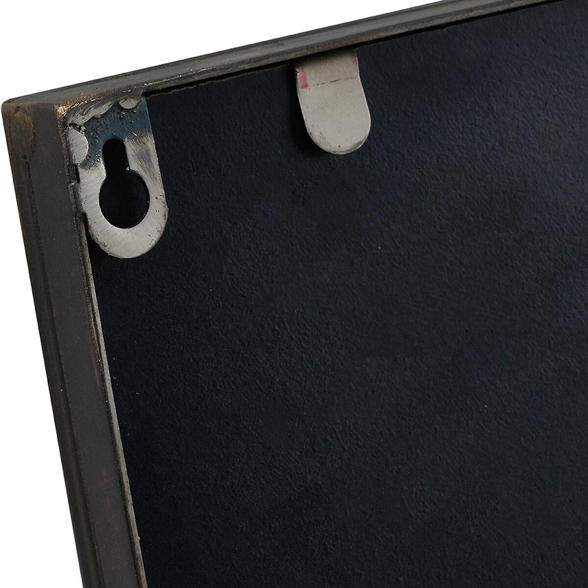 110cm Antique Bronze Metal Rectangular Wall Mirror – image 5