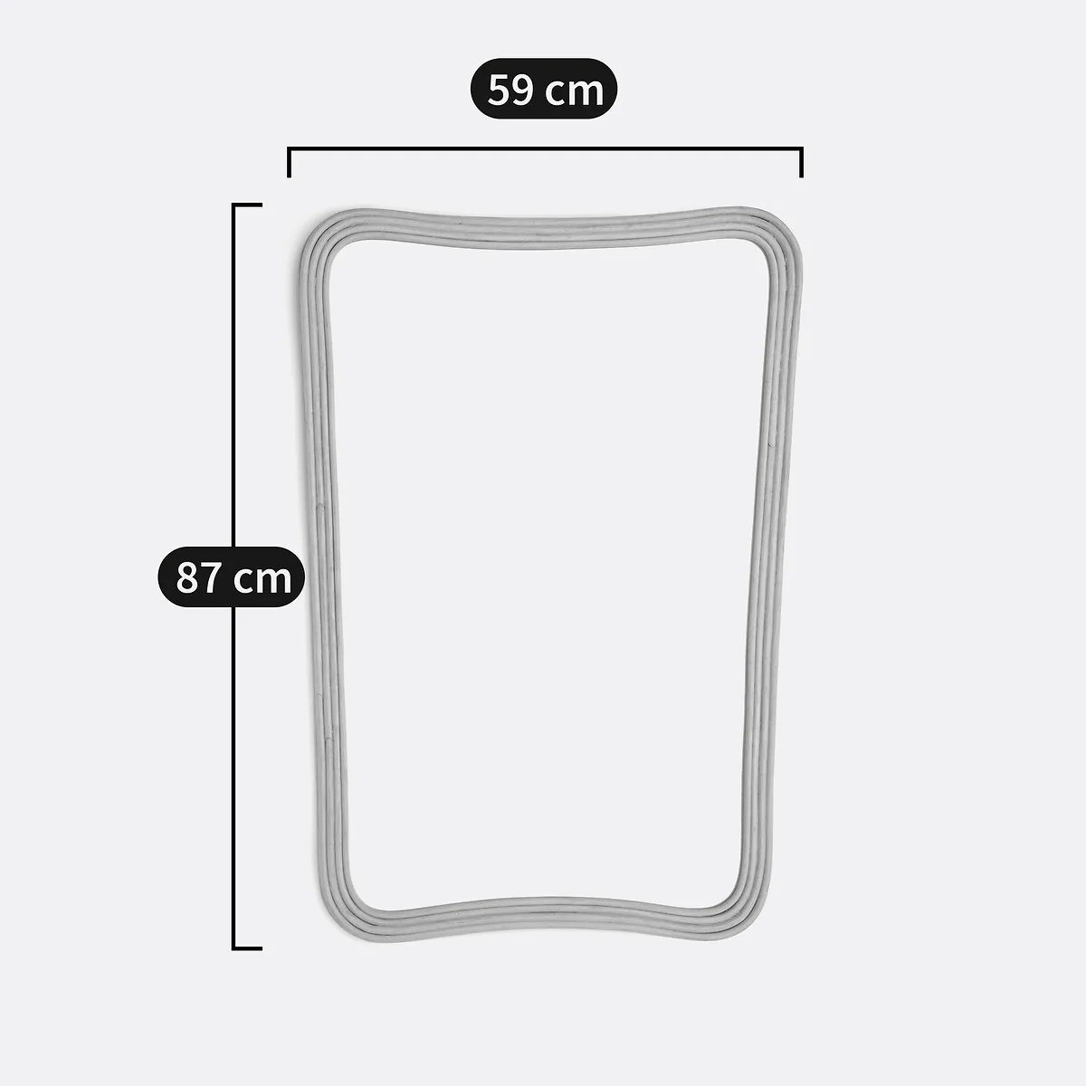 Sakhara 87 X 59cm Rattan Mirror – image 5