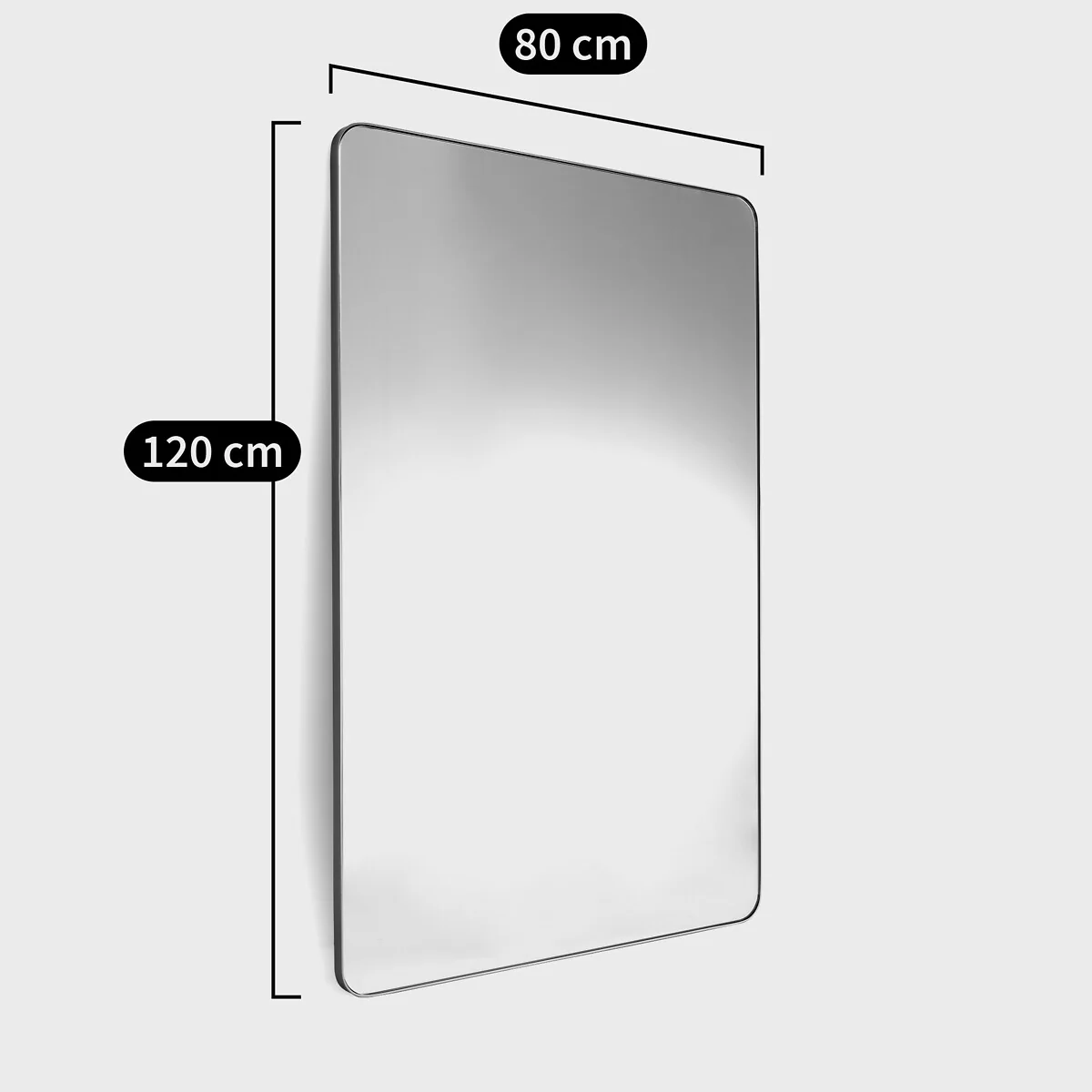 Iodus Rectangular Iron Mirror, Width 80cm X Height 120cm – image 4
