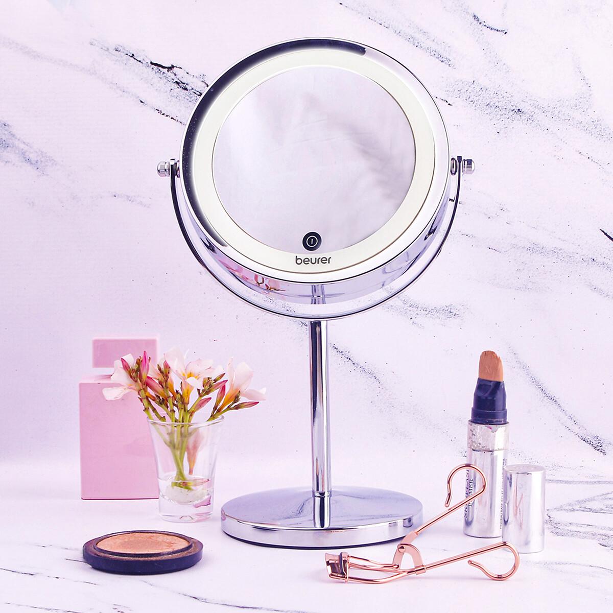 Illuminated Adjustable Cosmetic Standing Mirror – image 3