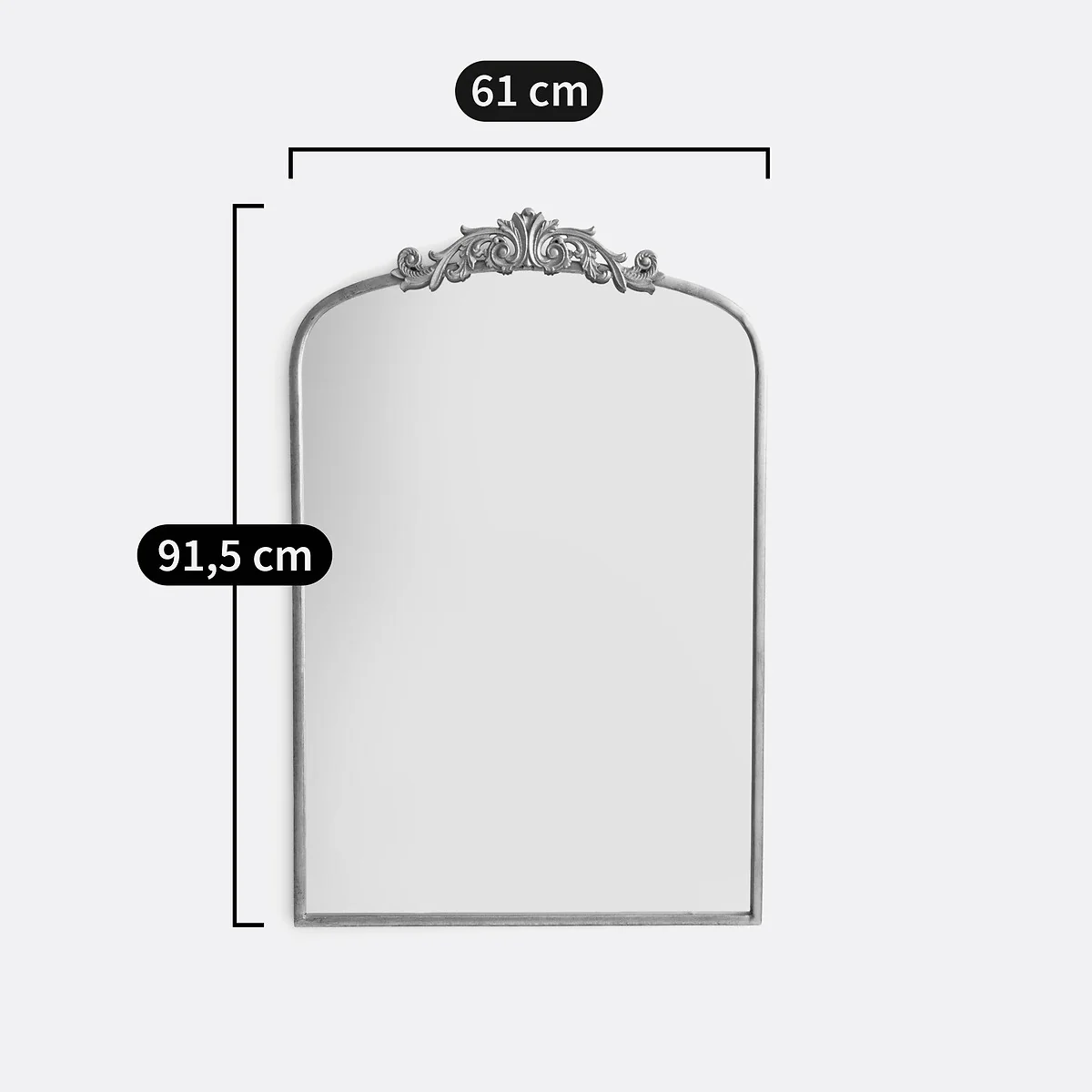 Jinia 61 X 91.5cm Metal Mirror – image 5