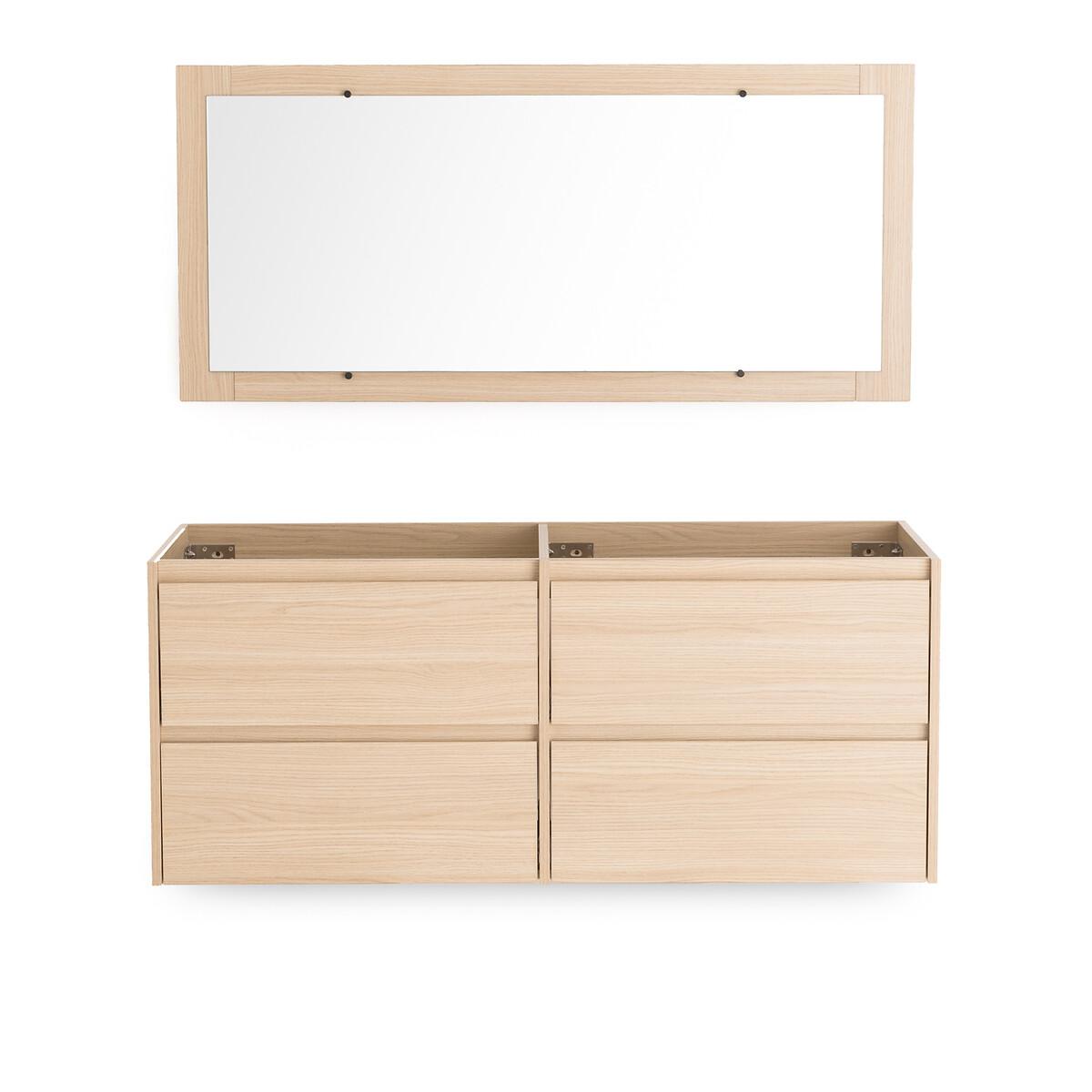 Nirio L120cm Wall-Mounted Vanity Unit & Mirror – image 2
