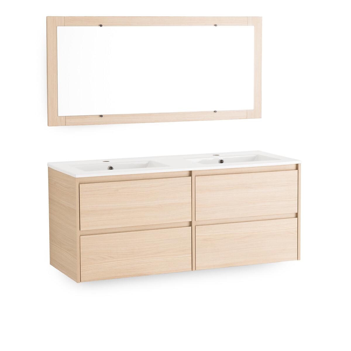 Nirio L120cm Wall-Mounted Vanity Unit & Mirror – image 3