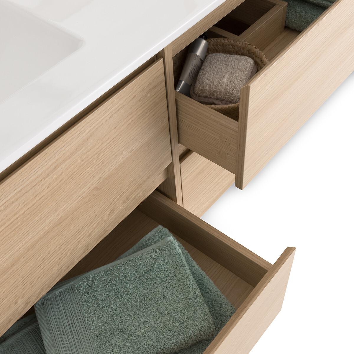 Nirio L120cm Wall-Mounted Vanity Unit & Mirror – image 7