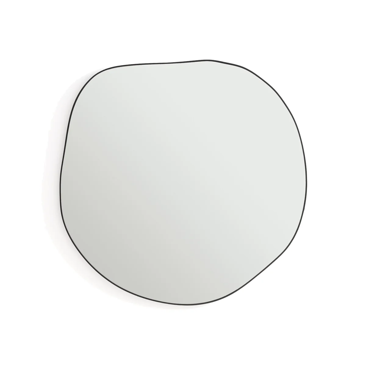 Ornica Medium Organic Shaped Metal Mirror – image 1