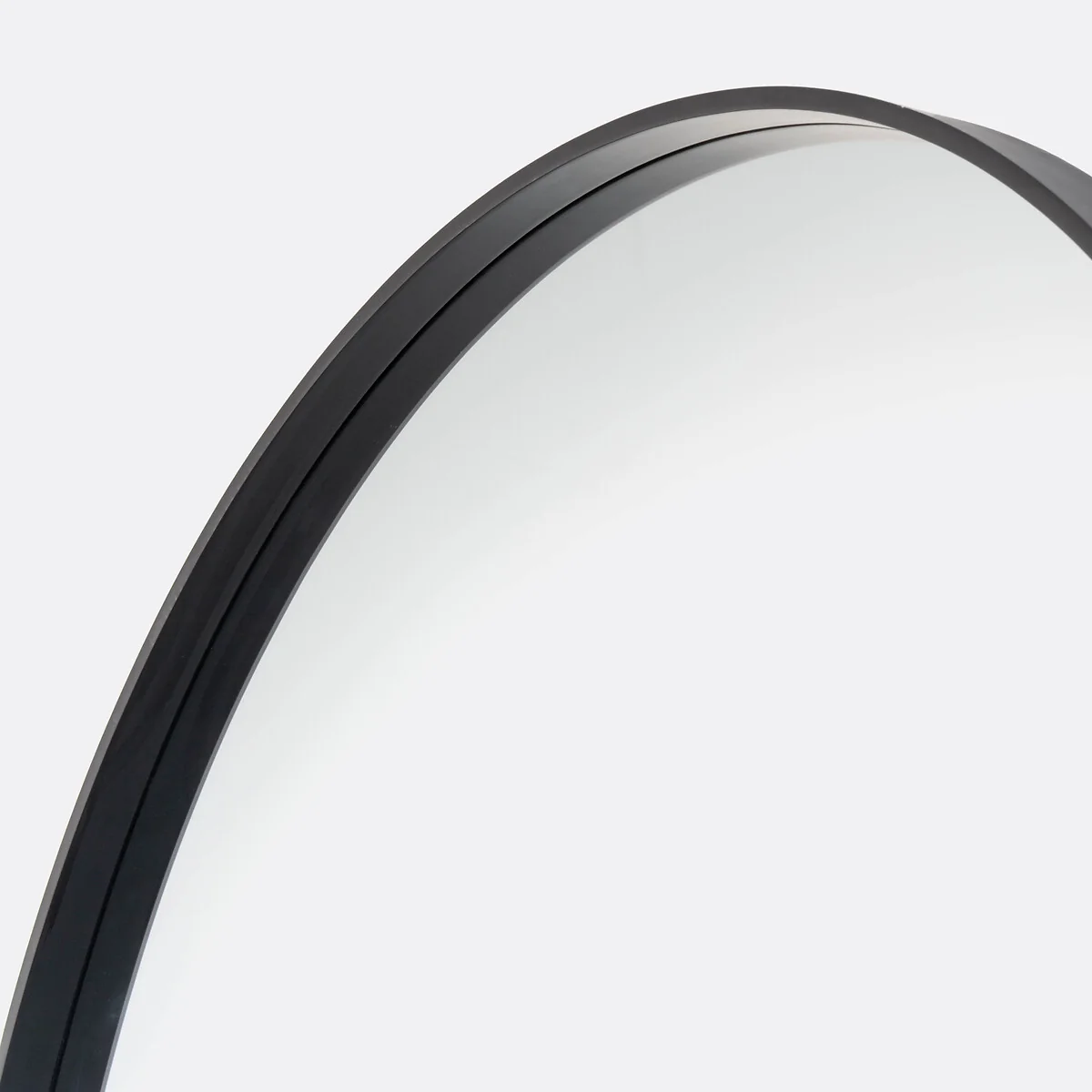 Alaria 120cm Diameter Round Black Mirror – image 2