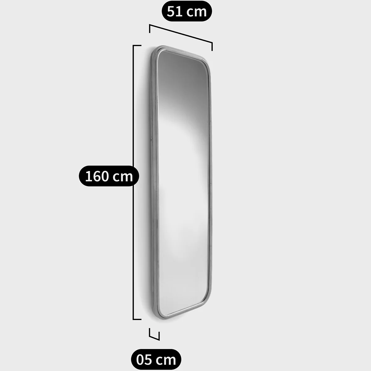 Nogu 51 x 160cm Rectangular Rattan Mirror – image 4