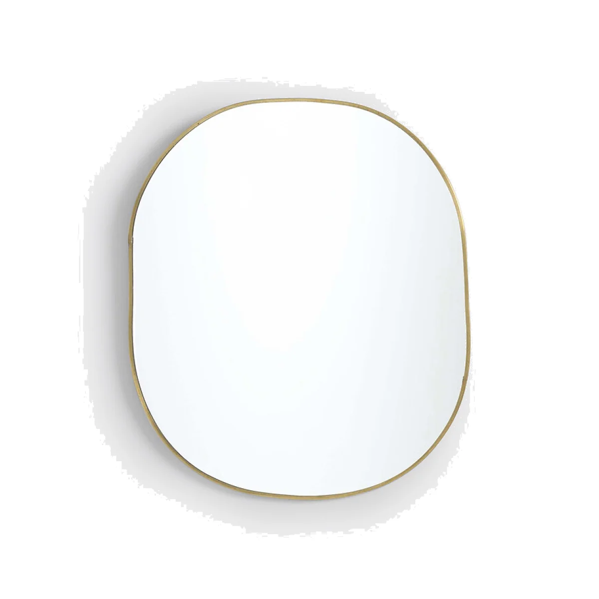 Uyova Oval Brass Mirror – image 1