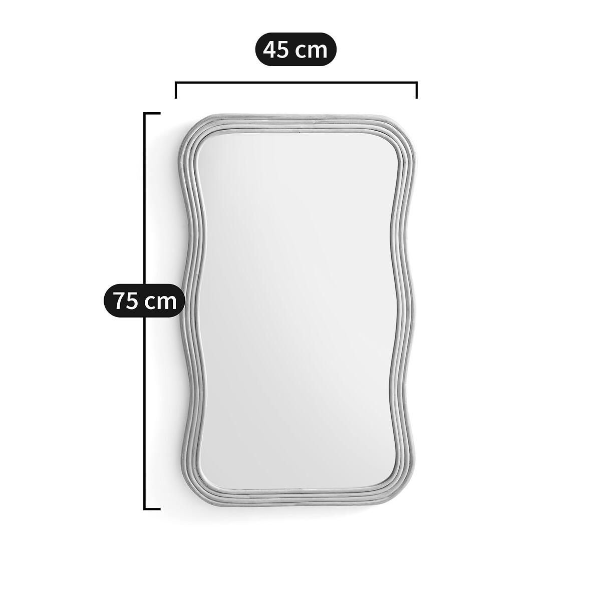 Vaguo 75cm High Rattan Mirror – image 5