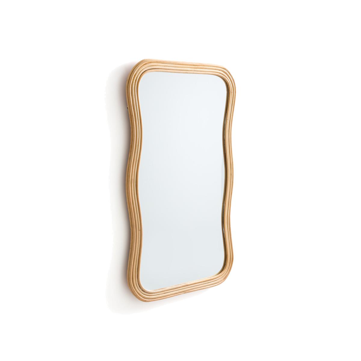 Vaguo 75cm High Rattan Mirror – image 1