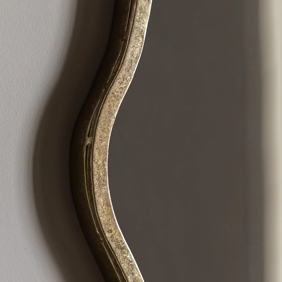 82cm Spence Round Contemporary Mirror in Gold – image 2