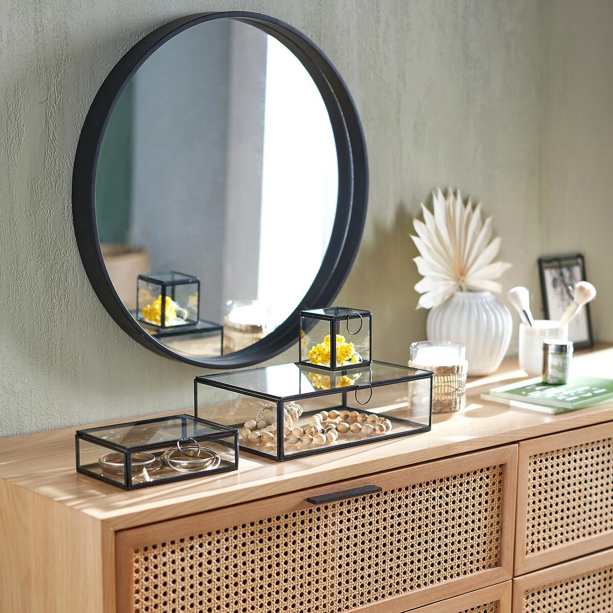Alaria 55cm Diameter Round Black Mirror – image 4