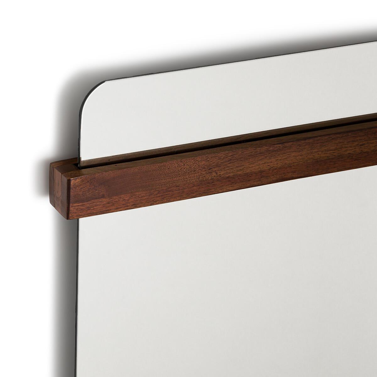 Nemma 120 x 64cm Walnut Mirror – image 3