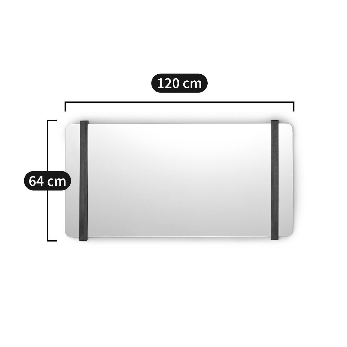 Nemma 120 x 64cm Walnut Mirror – image 4
