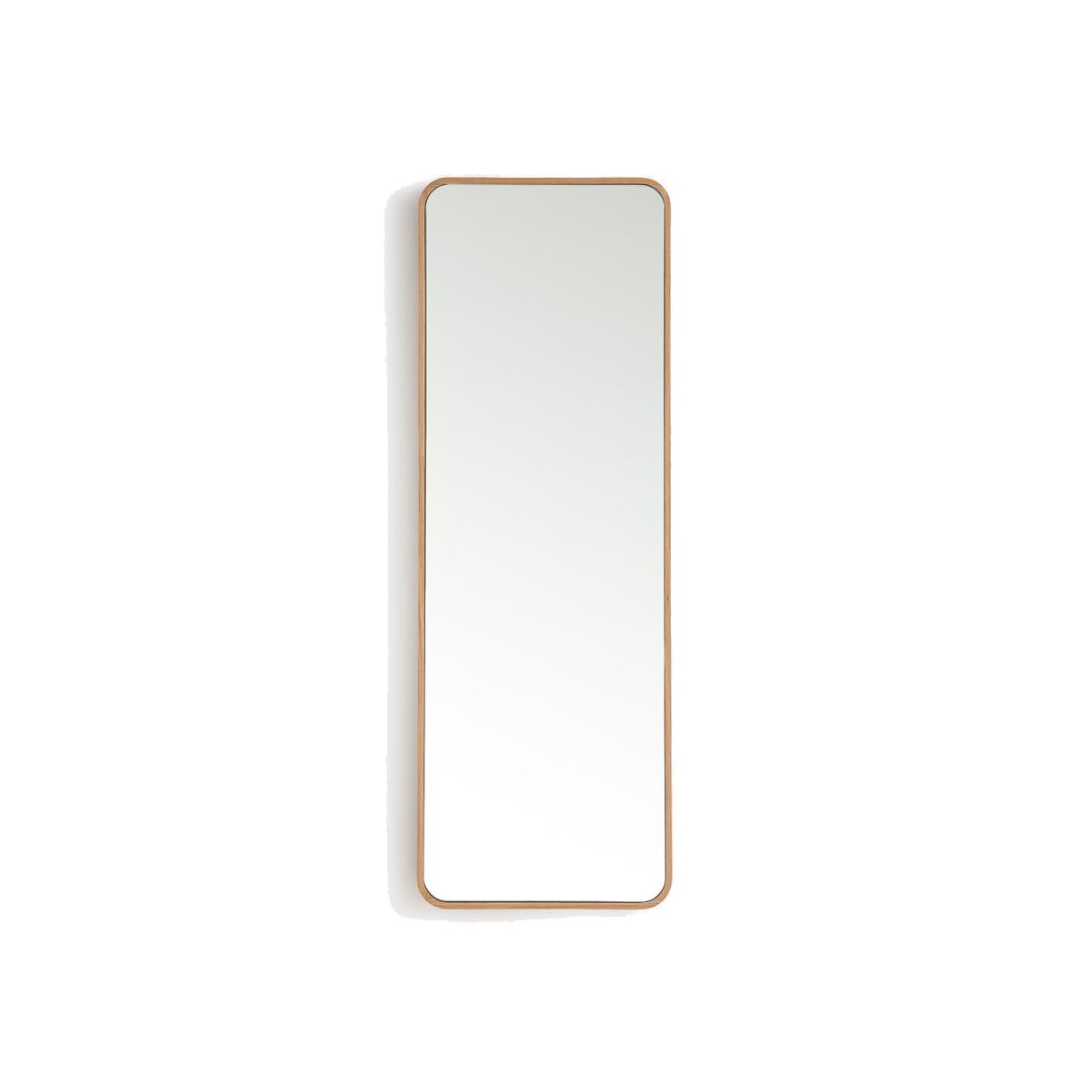 Iodus Rectangular Mirror in Oak Veneer 42x120cm – image 1