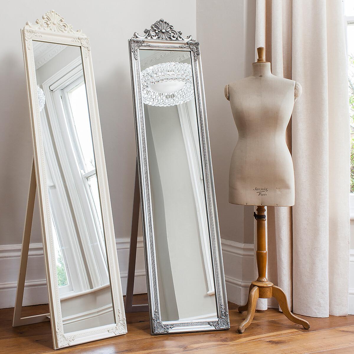 179x45cm Standing Wood Cheval Mirror – image 2