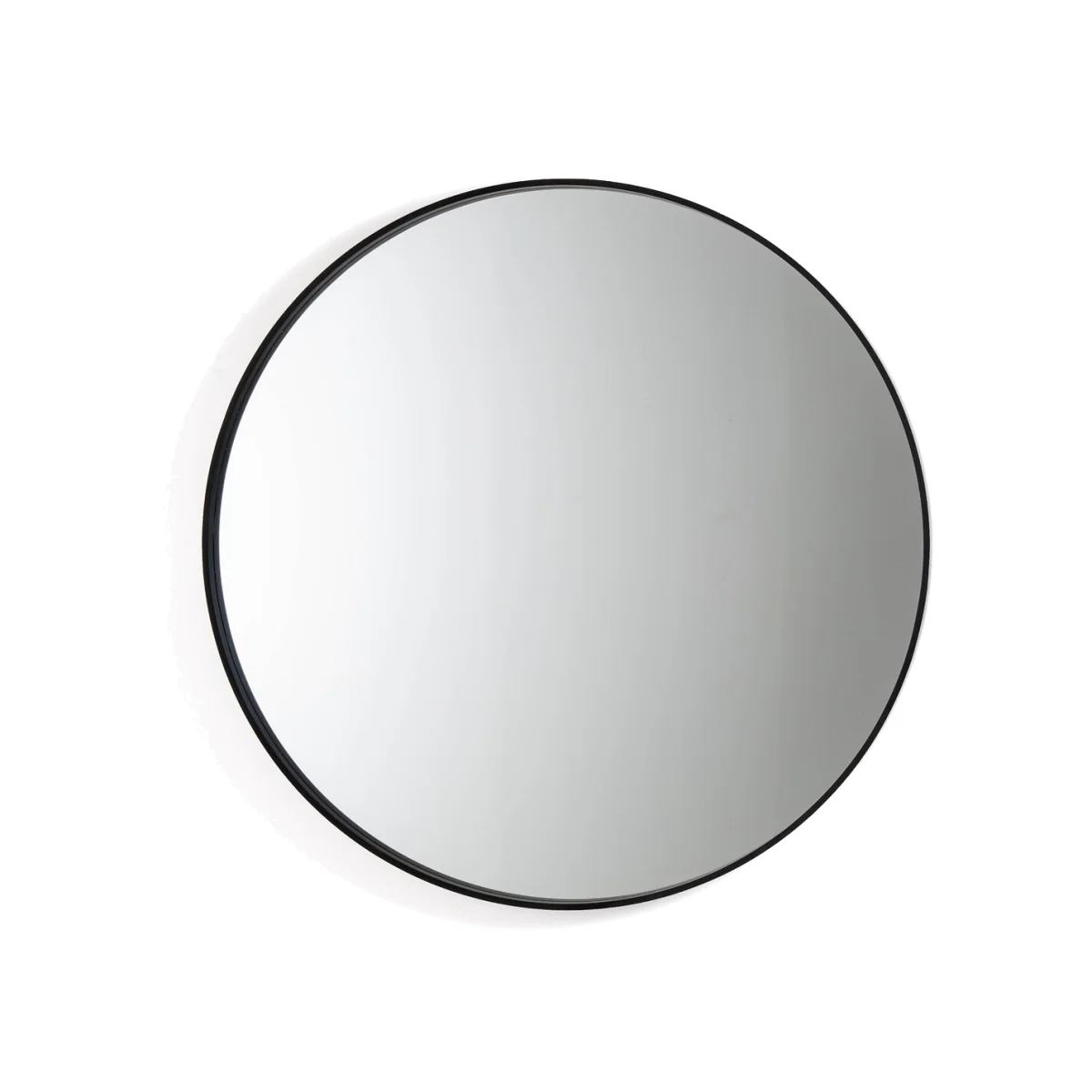Alaria 120cm Diameter Round Black Mirror – image 1