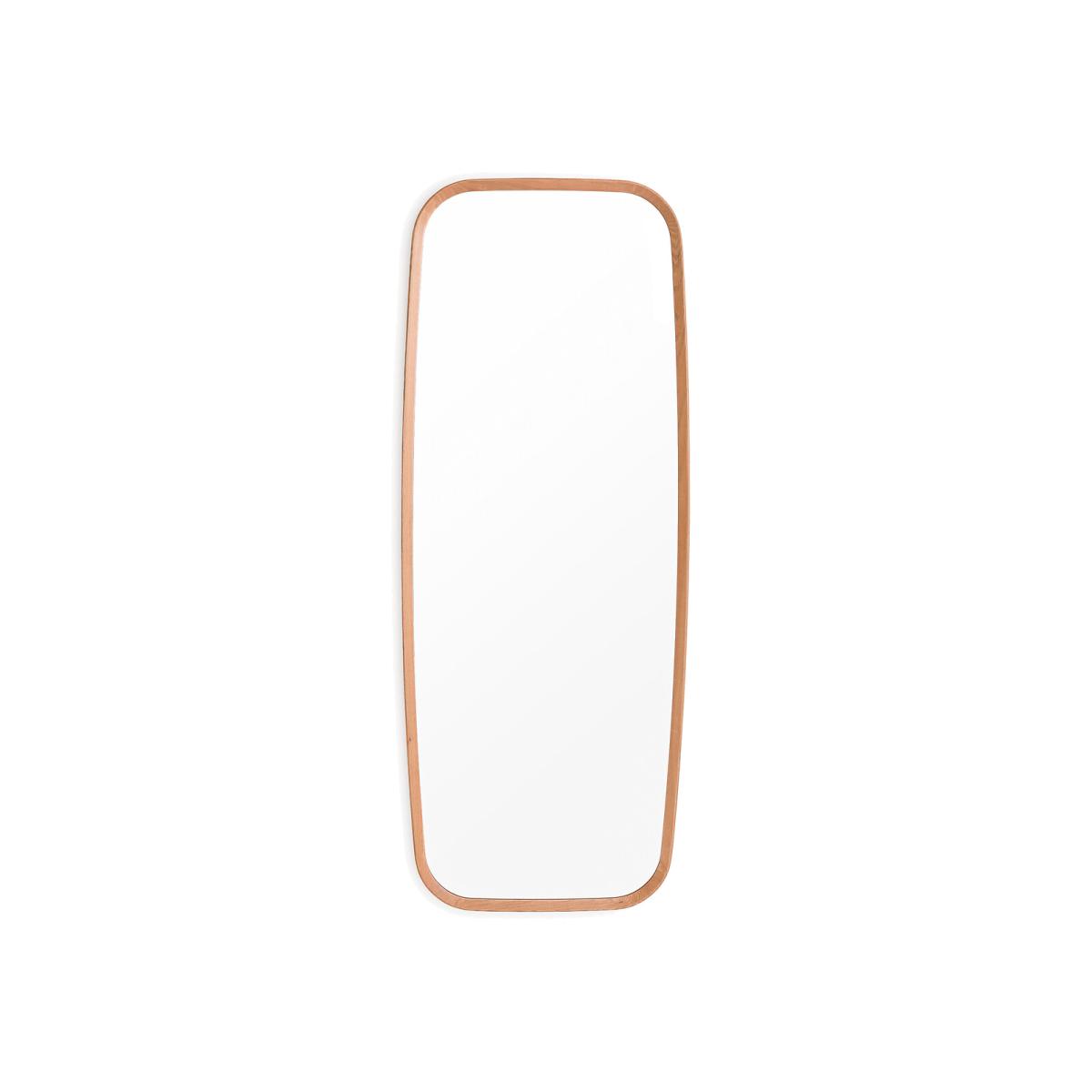 Orion 180cm High Solid Oak Rectangular Mirror – image 1