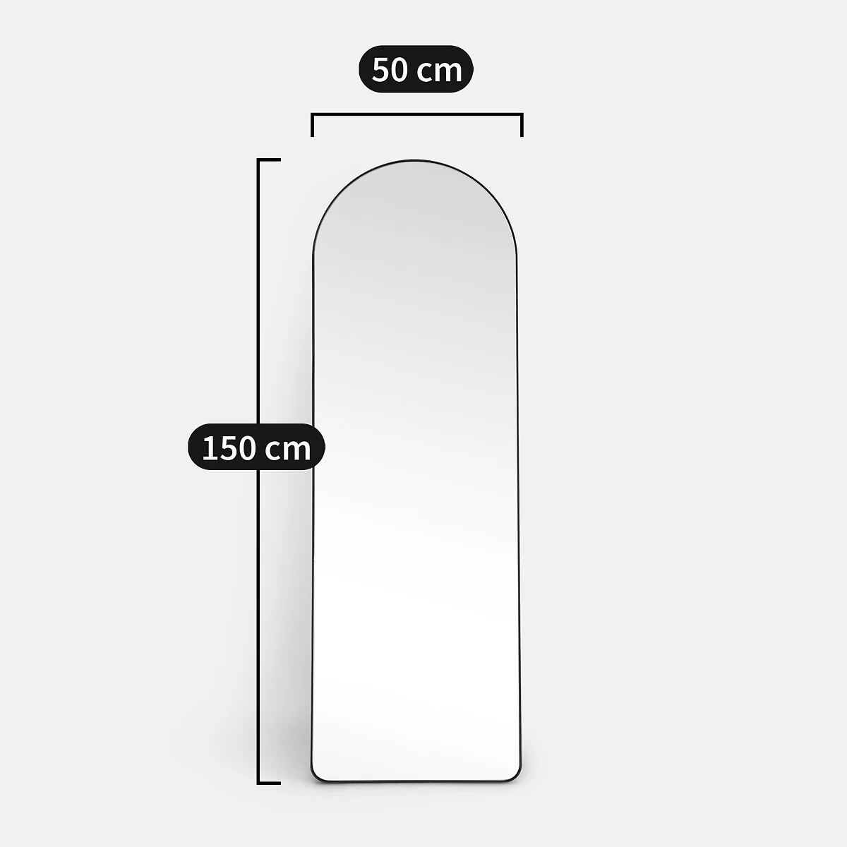 Iodus Standing Iron Mirror, Width 50cm X Height 150cm – image 5
