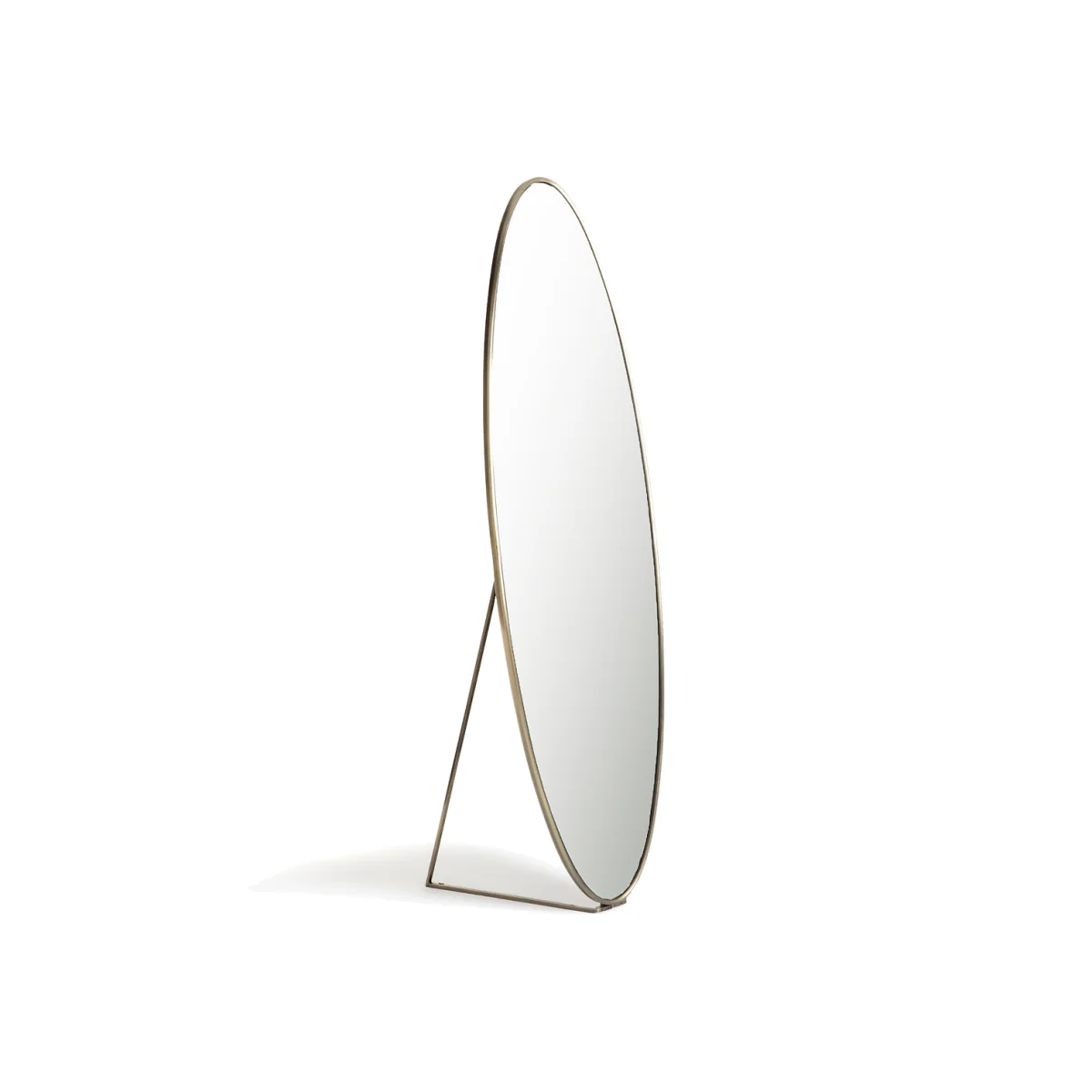Koban Oval Metal Psyche Mirror, H169.5cm – image 1
