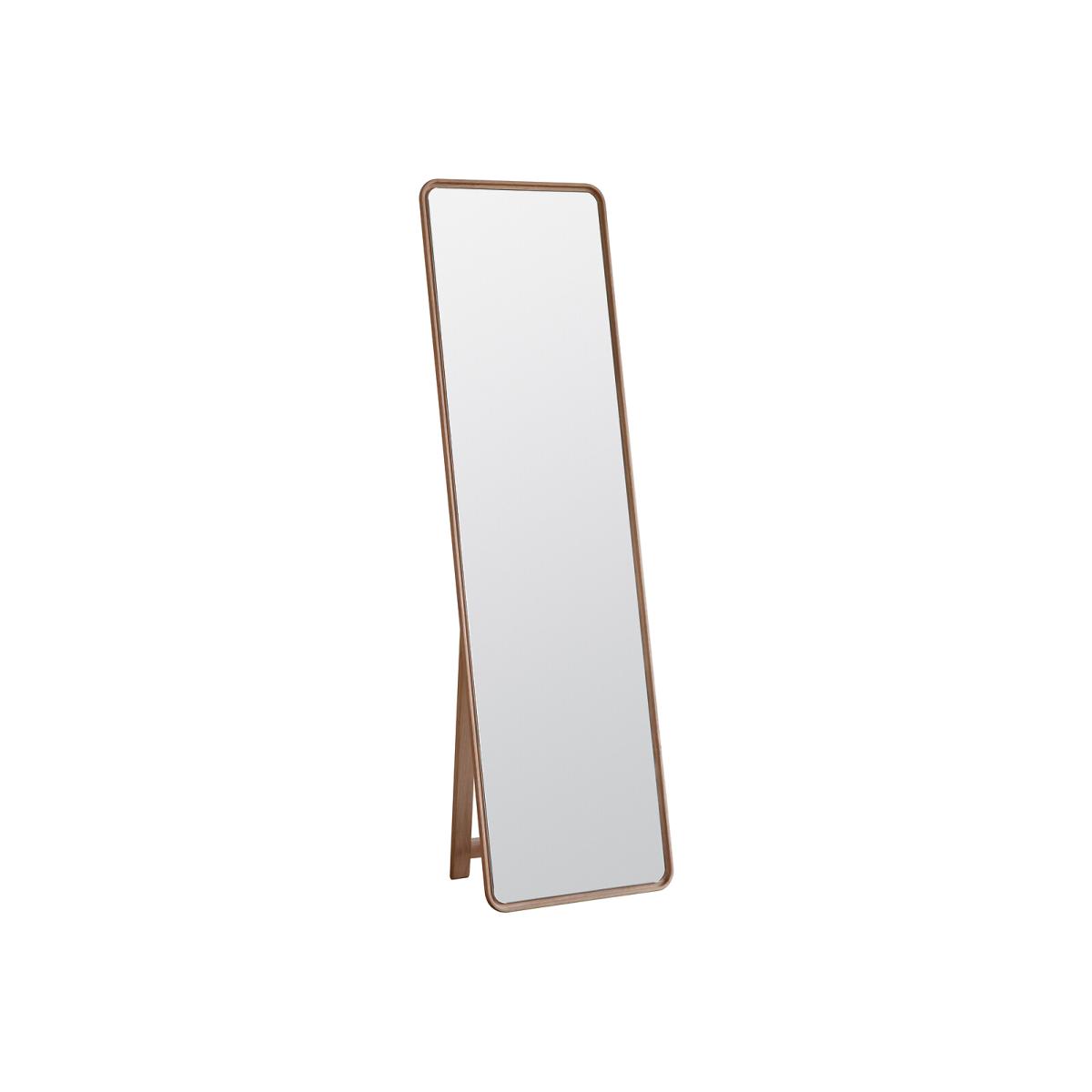50 x 170cm Solid Oak Cheval Mirror – image 1