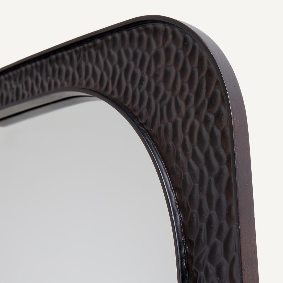 Rectangular Mirror with Gouged Finish Kuchim – image 2